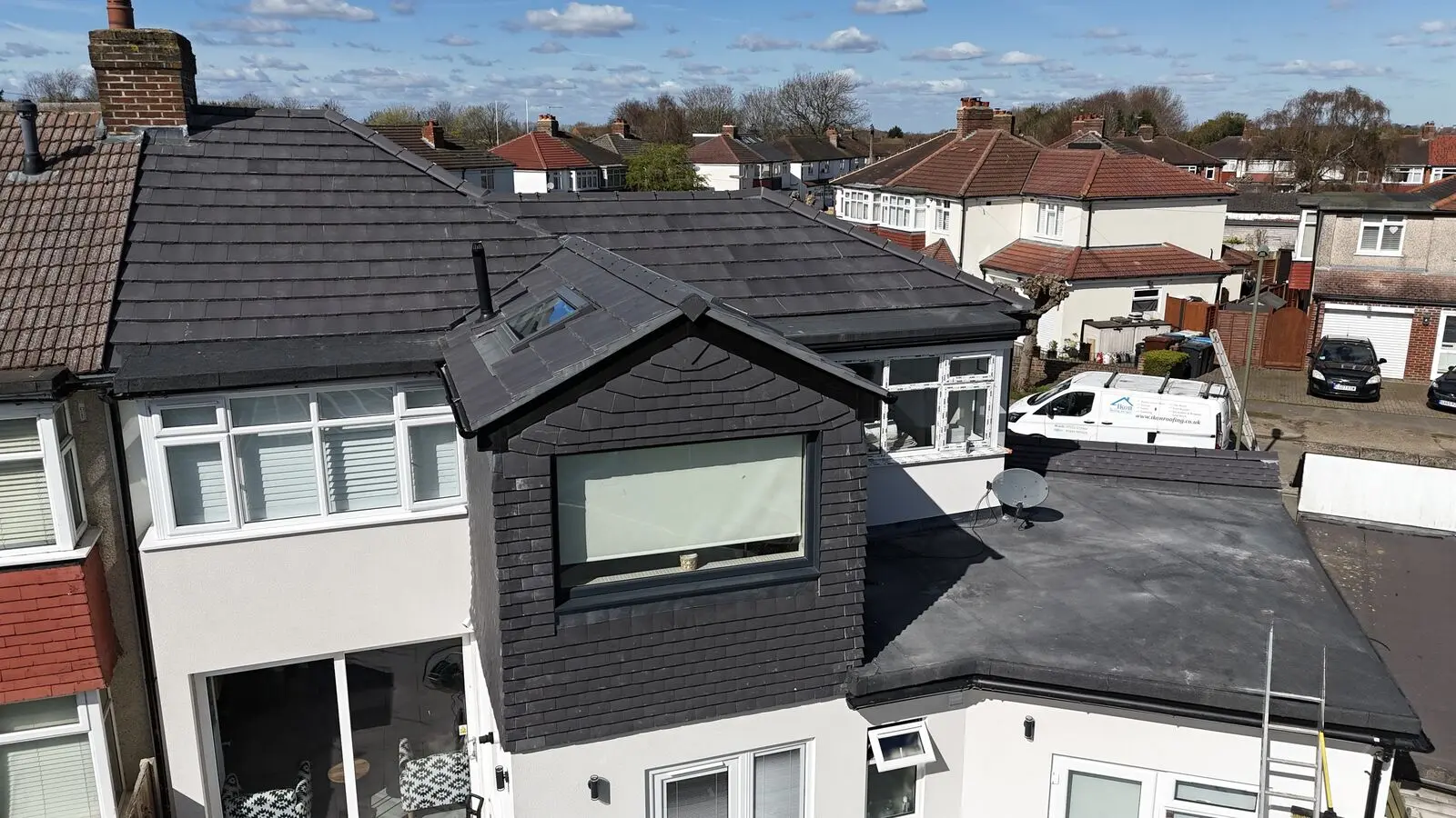 Dormer and flat roof section - Croydon