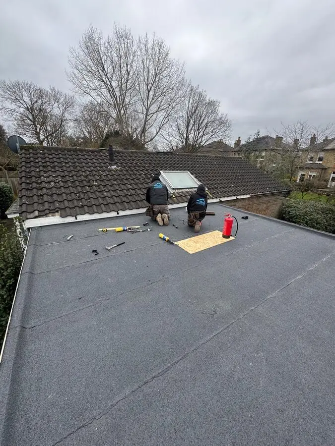Flat Roof Torching by Ikon Roofing
